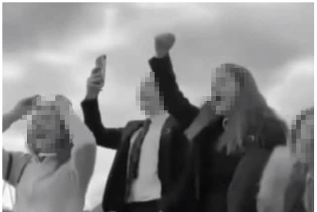 Pupils at Outwood Academy Danum staged a protest over toilets.