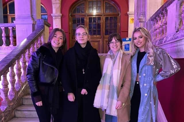 WOWsers - l-r Abi, Maria, Sophie and Lottie