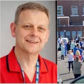 Richard Parker has praised staff at Doncaster Royal Infirmary for their efforts during the coronavirus pandemic.