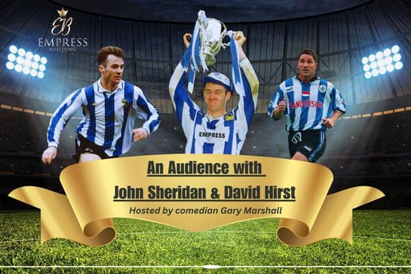An exclusive evening with football legends John Sheridan and David Hirst in Doncaster.