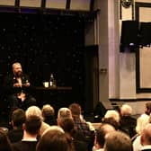 Brian Blessed and his captive audience.