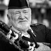 Man with bagpipes