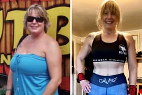 Kelly has lost four stone since she started weightlifting.