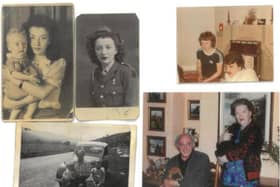 This haul of family photos was found in a wallet handed in to police in Doncaster.