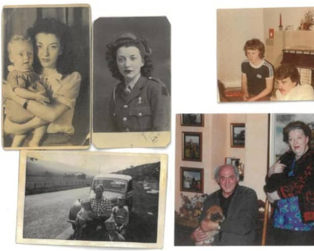 This haul of family photos was found in a wallet handed in to police in Doncaster.