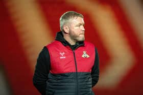 Doncaster Rovers manager Grant McCann. (Pic: Bruce Rollinson).