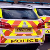 A woman has been remanded by police accused of sending abusive messages.