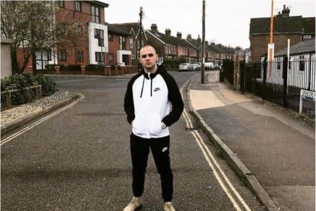 Pictured is Doncaster rapper Kieran Cunliffe, aged 25, of Balby Road, Doncaster.