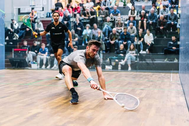 ON FORM: Pontefract's Patrick Rooney beat Doncaster's Simon Herbert in their Yorkshire Premier Squash League clash. Picture courtesy of PSA World Tour.