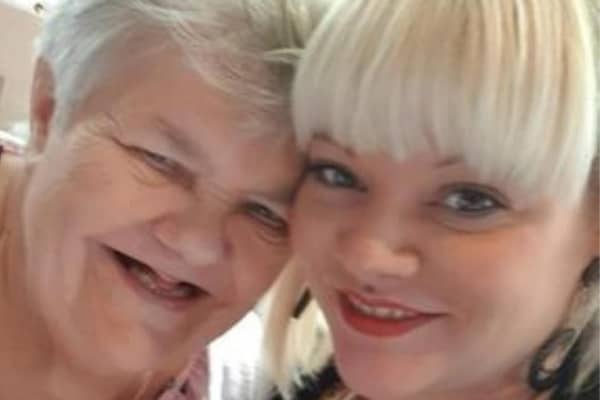 Claire Bance with her Nan