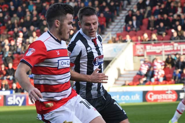Harry Middleton in action for Doncaster Rovers.