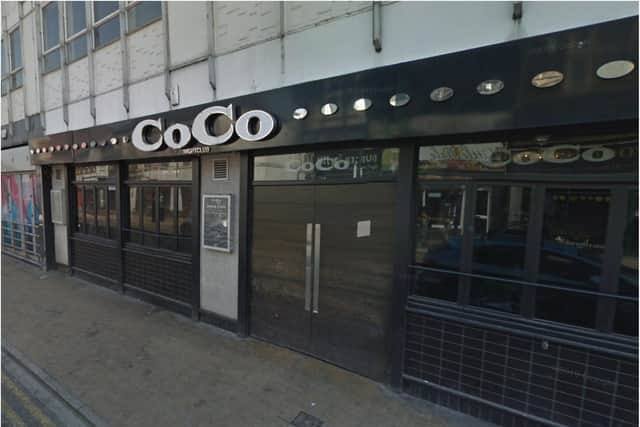 The woman had her phone stolen in CoCo in Silver Street.