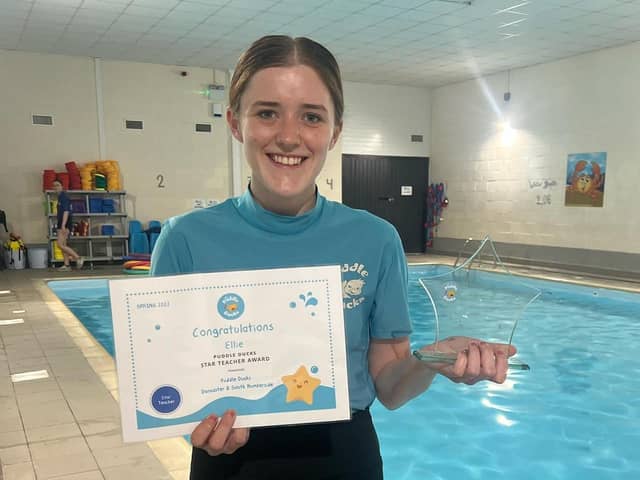 Ellie Priestley, a swimming teacher at Puddle Ducks Doncaster and South Humberside