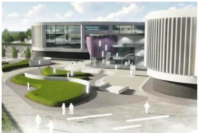 An artists' impression of the new hospital.