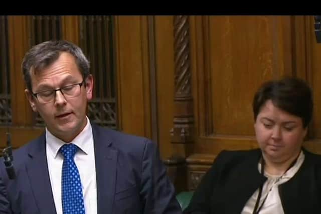 Nick Fletcher was at the centre of a storm over an explosive speech in the Commons in which he declared "Doncaster is full."