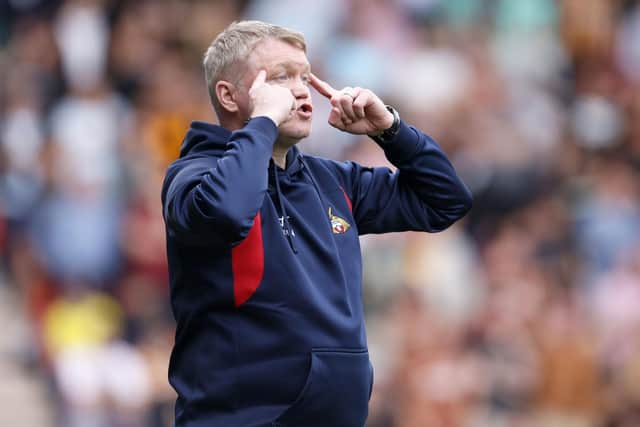 Doncaster Rovers manager Grant McCann. Pic: Richard Sellers/PA Wire.