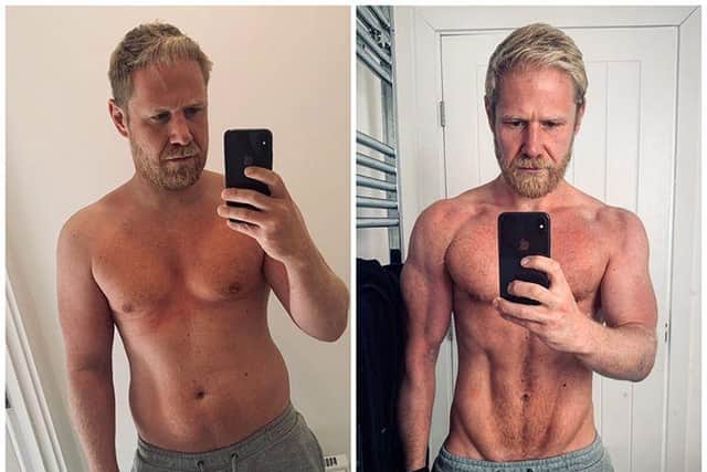 Paul says he has lost three stone since he quit drinking.