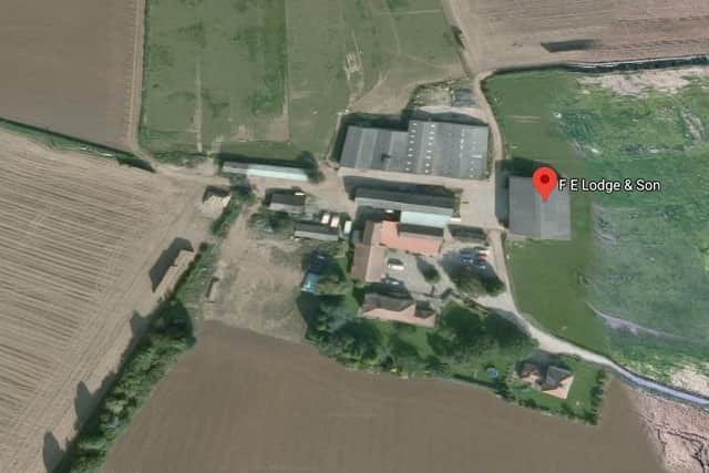 The farm on which the new pig facility would be based