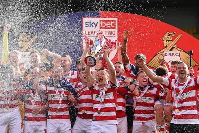 BELIEF: Doncaster Rovers' League Two title success has only strengthened their feeling that they are on the right track (Image: Justin Setterfield/Getty Images)