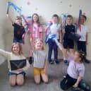 Children from YMCA art sessions