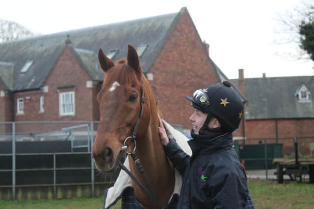 Callum Douglas at the National Horseracing College in Rossington, Doncaster