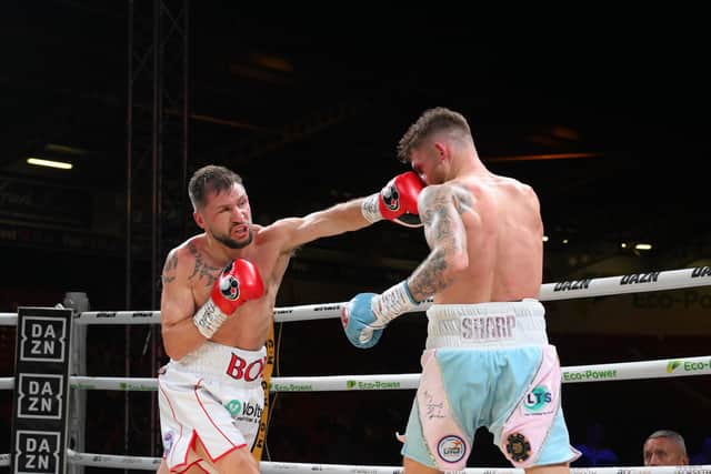 Maxi Hughes recorded a win over Archie Sharp.