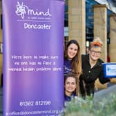 Laura Arthur (finance and fundraising manager), Ania Jozwiak (mental health and wellbeing trainer), with Lyndsey Parry