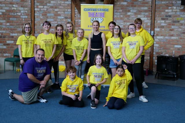 Participants at a previous theatre camp