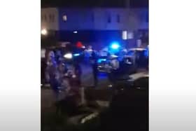 Police were called to Rossington after a teenage party descended into mayhem on the streets of the village. (Photo: YouTube).