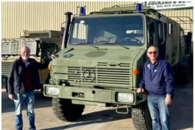 A military ambulance from Doncaster is heading for the frontline in the war in Ukraine.