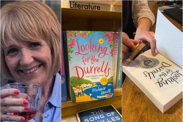 Melanie Hewitt's book Looking For The Durrells has gone on sale at Shakespeare and Company in Paris.