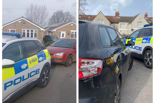 Police took part in a crime crackdown across Doncaster villages.