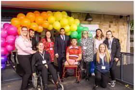 Ben Parkinson opened the new Inspired Day Care Services centre in Chequer Road.