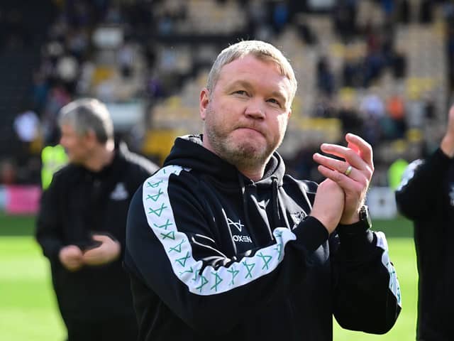 Grant McCann is looking forward to the challenge of taking Rovers back into League One next term.