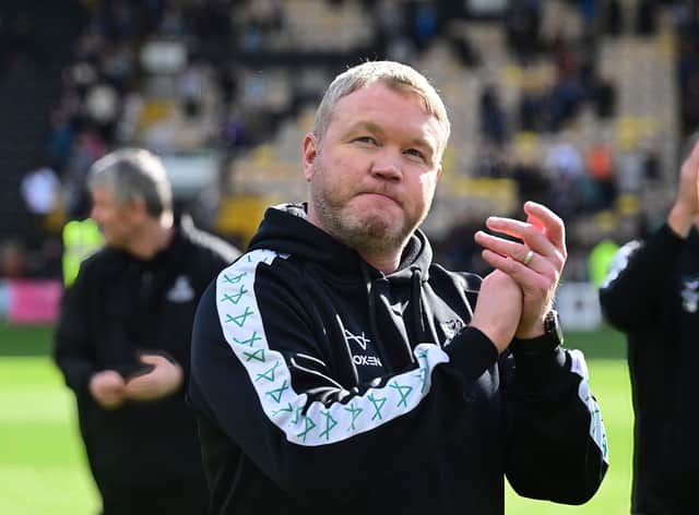 Grant McCann is looking forward to the challenge of taking Rovers back into League One next term.