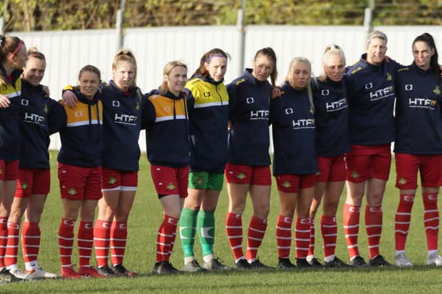 Doncaster Rovers Belles are battling for promotion. Photo: Julian Barker