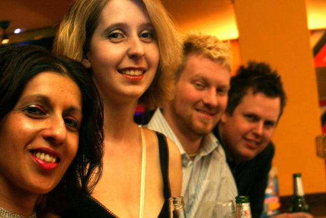 Nhggit Yasmeen, Louisa Fairest, Andy Hudson, Matt Grayson in 2003