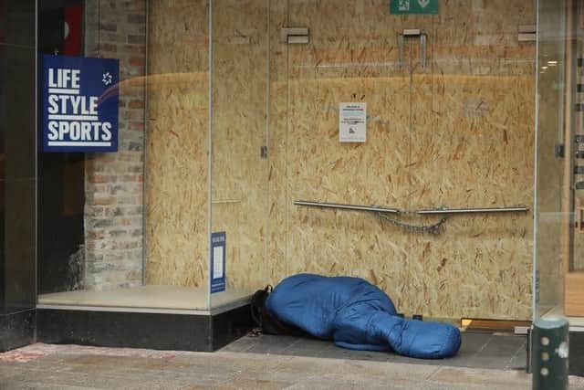 Across England, the number of rough sleepers fell from 2,690 in 2020 to 2,440 last year