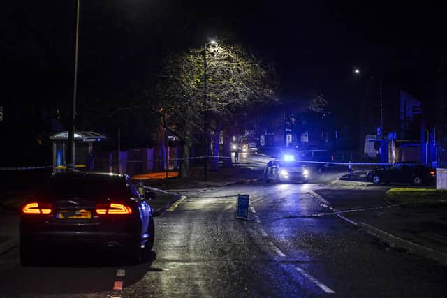 Police cordoned off a section of Hexthorpe Road at the junction with Stone Close Avenue in Hexthorpe.