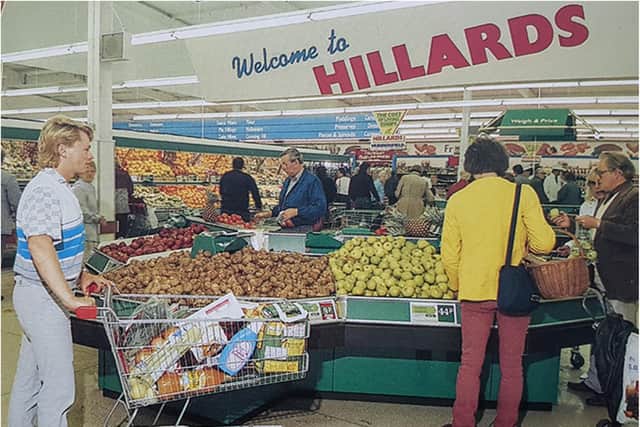 The store boasted deli counters, a bakery and lots of innovative ideas for shoppers. Photo: Hillards Charitable Trust