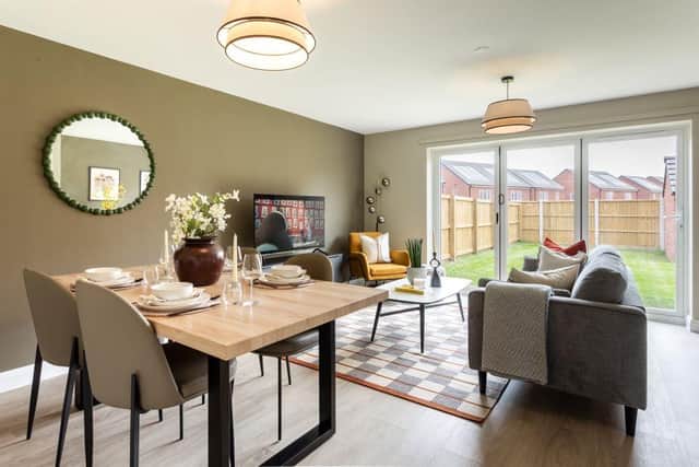 The living area at Casa at Westmore Grange,