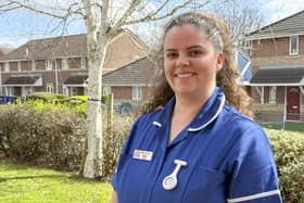 DBTH Midwife Lucy Williams.