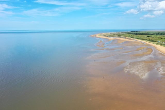 This pretty beach in the cute village of Old Hunstanton features golden sands, that are backed by dunes and the striking striped cliffs, and is a popular spot among wind and kitesurfers.