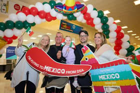 The Brown family gets ready to go to Mexico. Picture: Shaun Flannery/shaunflanneryphotography.com