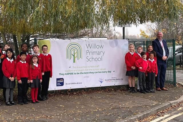 All smiles at Willow Primary School