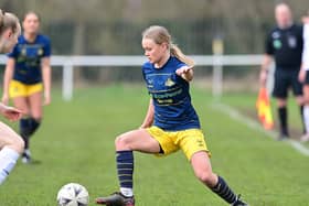Mollie Barlow was on the scoresheet in Belles' big win at the Eco-Power Stadium.