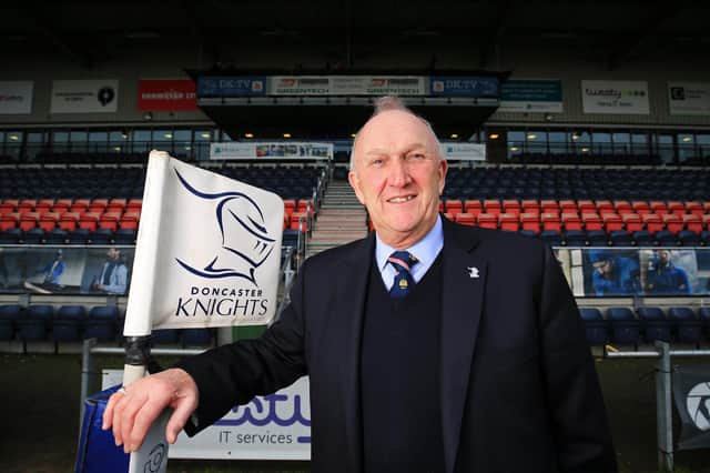 Steve Lloyd, Doncaster Knights' club president. Picture: Chris Etchells