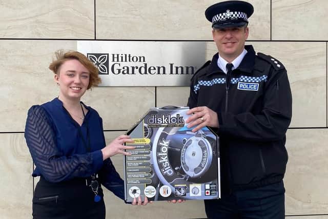 Gabby Mills from the Hilton and Chief Insp Joe Hunt