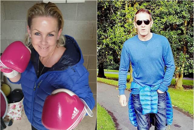 KIer will step into the boxing ring in memory of her late partner Nick.