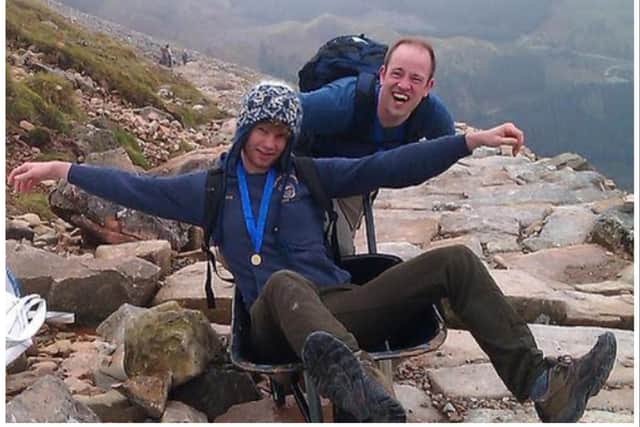 Davey is taking on the challenge in memory of his friend Rob who took his own life ten years ago.